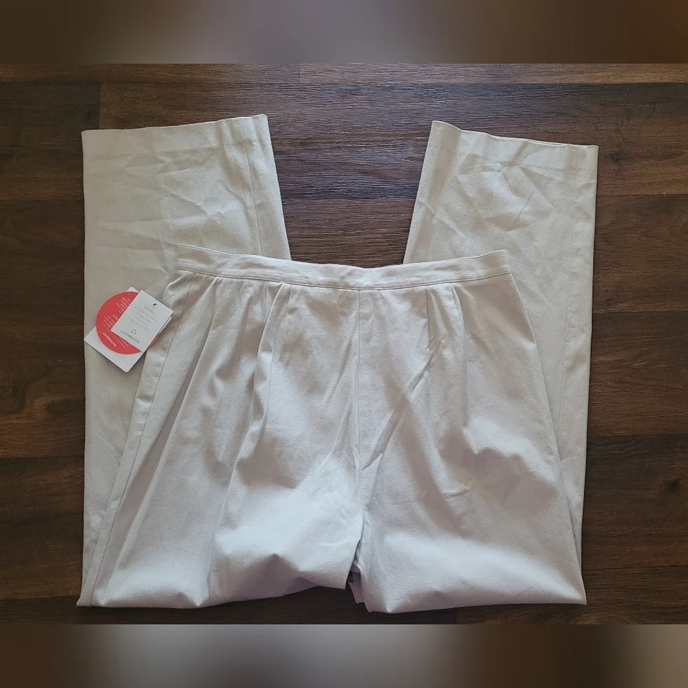 Liz Claiborne Anissa style khaki dress pant Women's size 16 beige - Picture 7 of 9